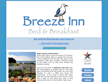 Tablet Screenshot of breezeinn.co.za